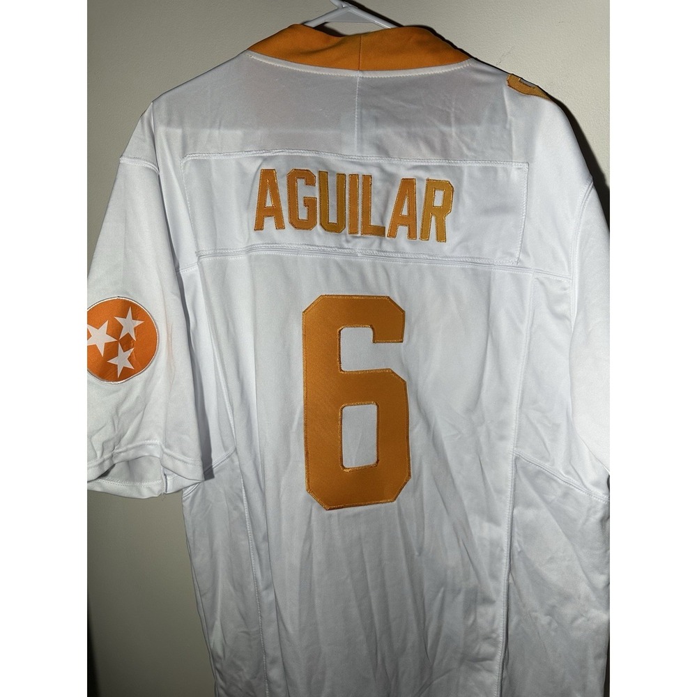 Men's Joey Aguilar #6 Tennessee Volunteers SEC Stitched Nike Jersey 2XL NWT - Picture 4 of 5
